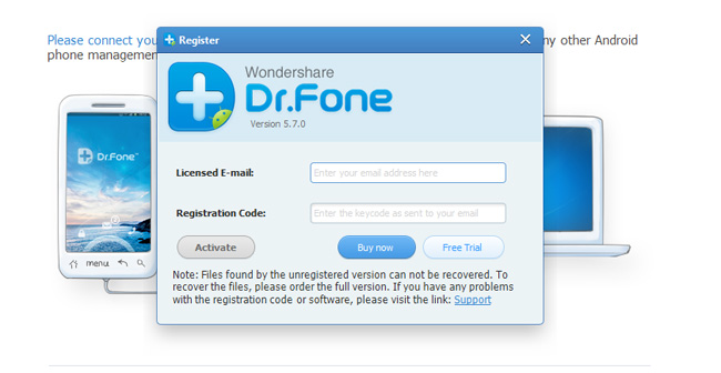 How to Root and Unroot your android device via dr.fone