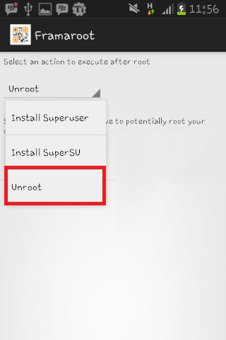 How to Root/Unroot Android device via Framaroot