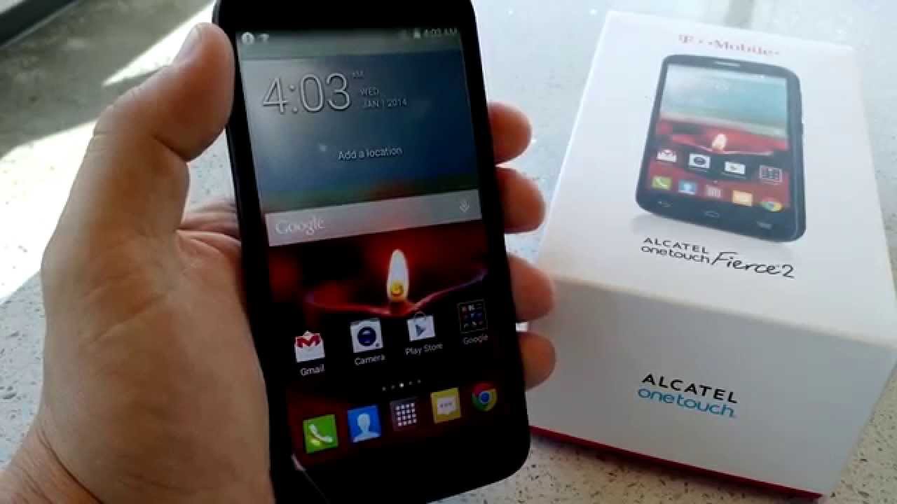 How to factory reset Alcatel Fierce 2