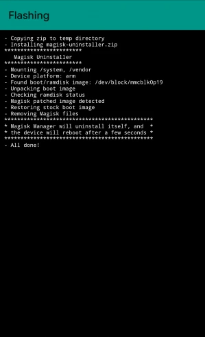 Uninstall Magisk and Unroot your 