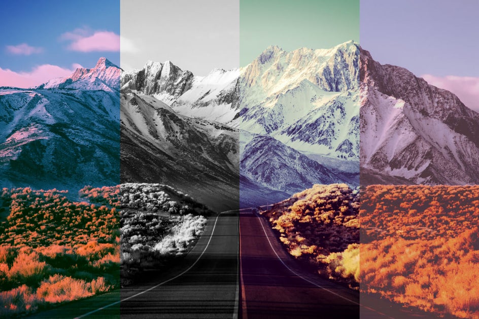 different photo filters