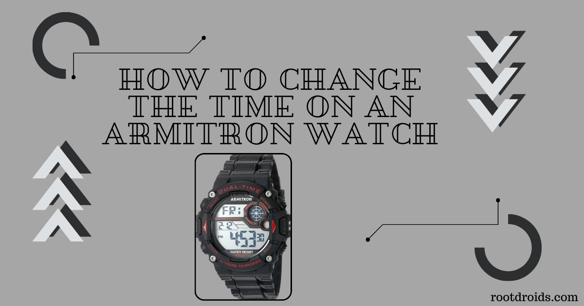 How to Change the Time on an Armitron Watch