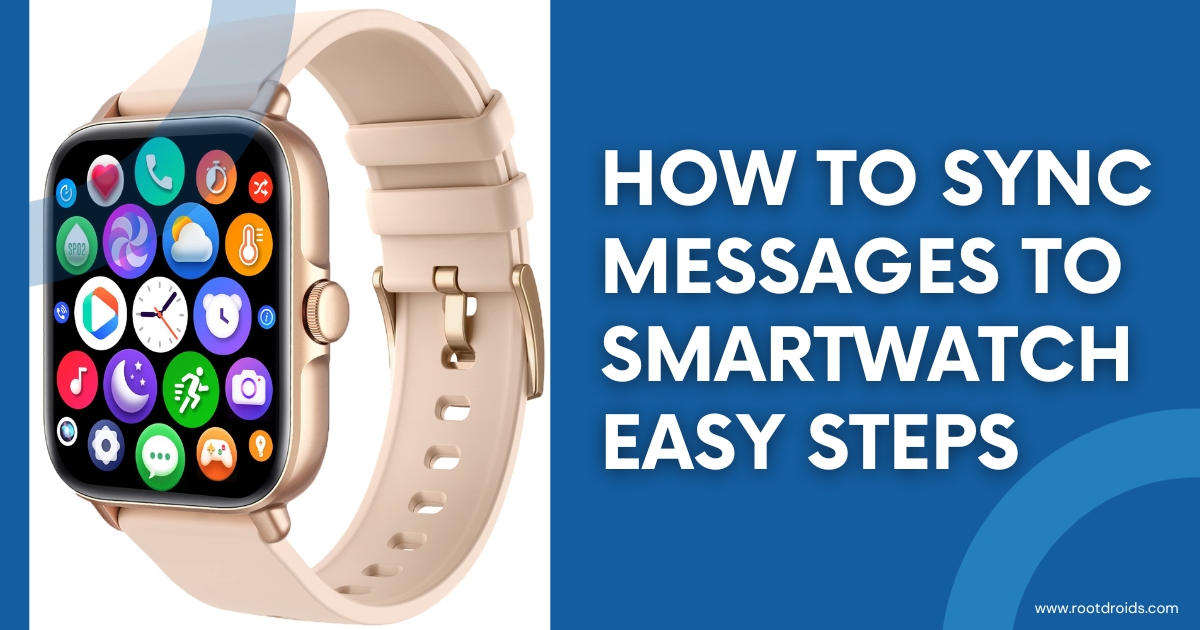 how to sync messages to smartwatch