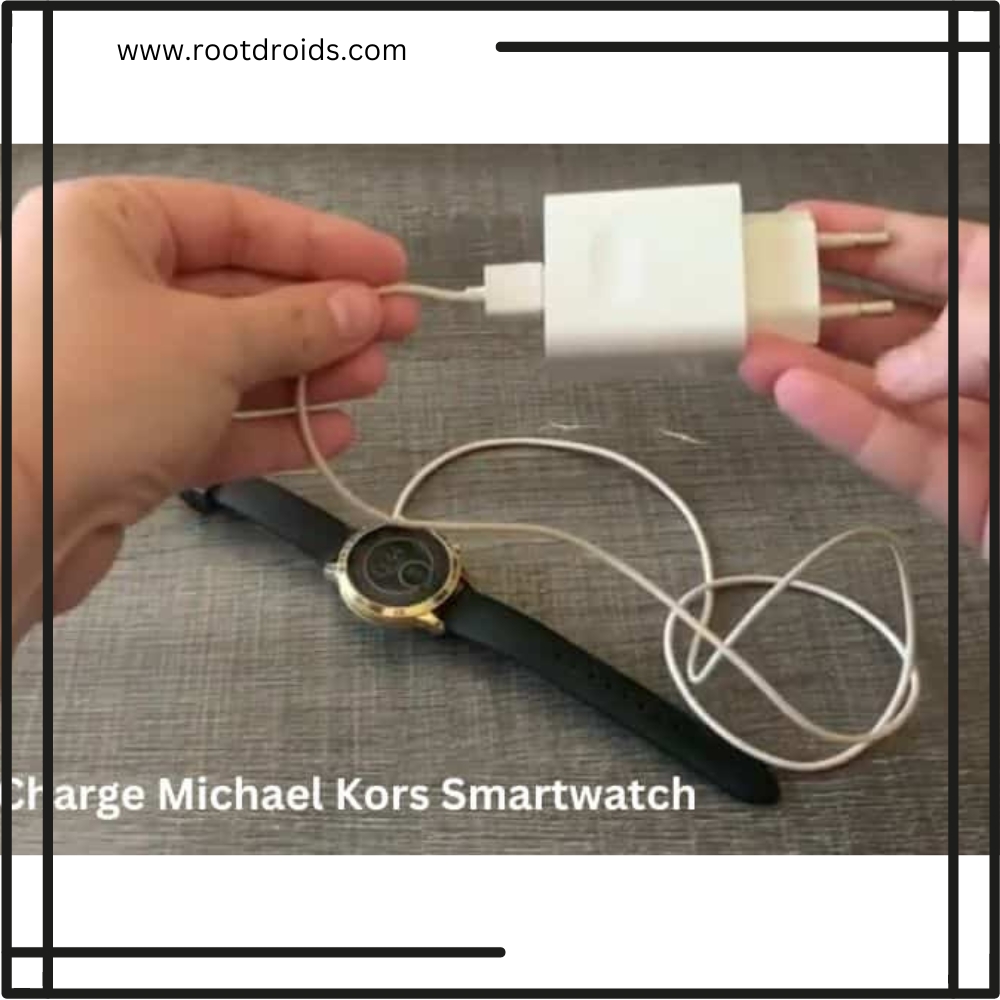 how to charge michael kors smartwatch without charger